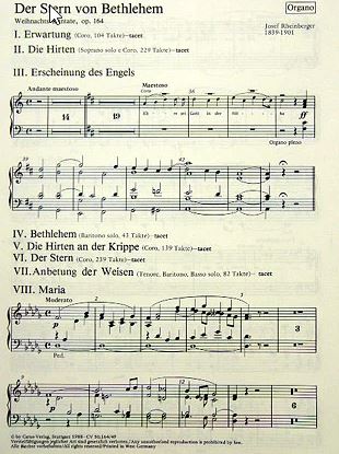 Der Stern von Bethlehem, op. 164