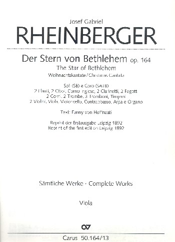 Der Stern von Bethlehem, op. 164