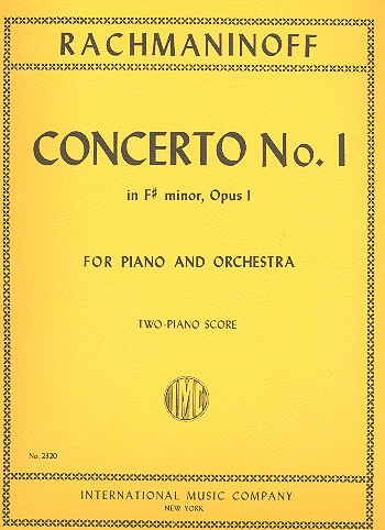 Konzert Nr. 1 fis-moll op. 1