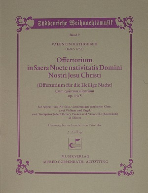 Offertorium in Sacra Nocte nativitatis Domini Nostri Jesu Christi, op. 14/5