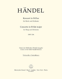 Harfenkonzert B-Dur op. 4/6 HWV 294