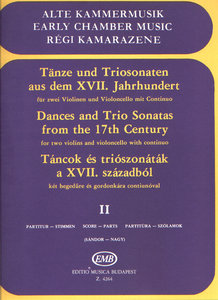 Dances and Triosonatas from the 17th century Band 2