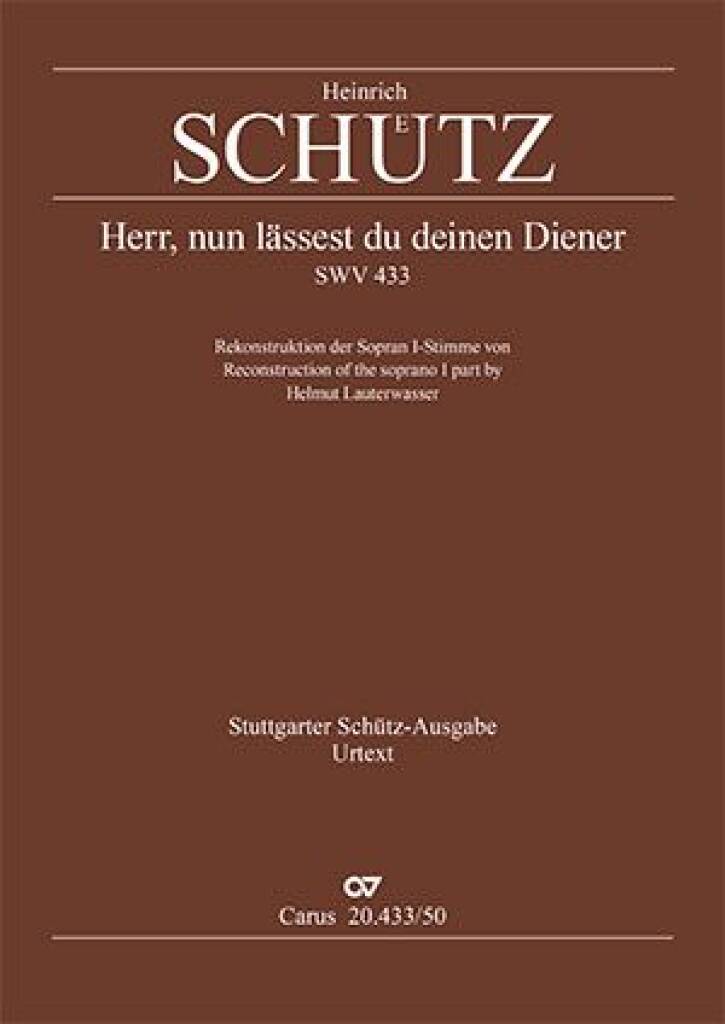 Herr nun lässest du deinen Diener SWV 433
