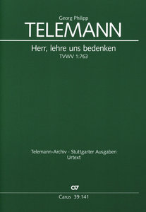 Herr lehre uns bedenken TVWV 1:763