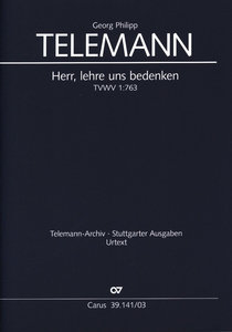 Herr lehre uns bedenken TVWV 1:763