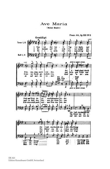 Ave Maria, op. 533 / 3