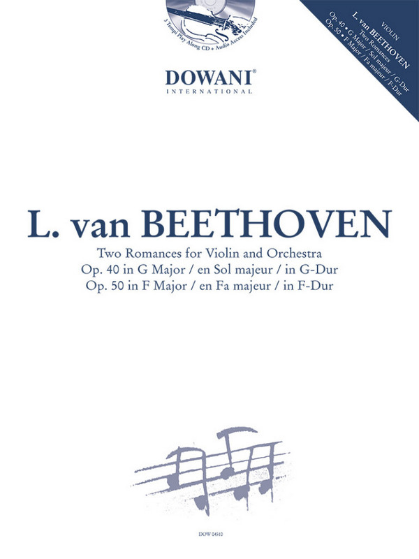 2 Romanzen G-Dur op. 40 / F-Dur op. 50