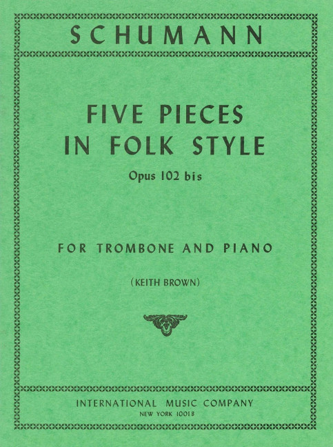 5 pieces in Folk style op. 102 bis