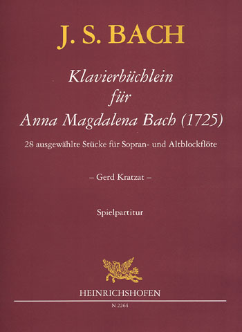 Klavierbüchlein für Anna Magdalena Bach (1725)