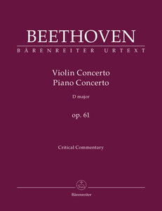 Violinkonzert D-Dur op. 61 - Kritischer Bericht
