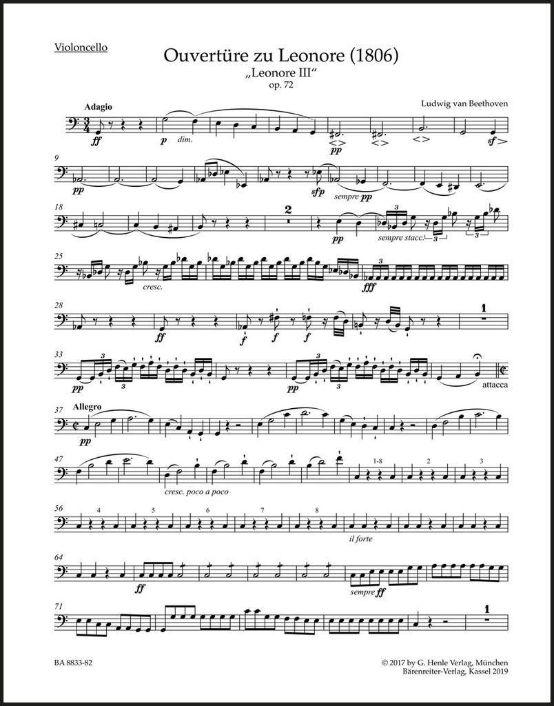 Leonore-Ouvertüre Nr. 3 op. 72