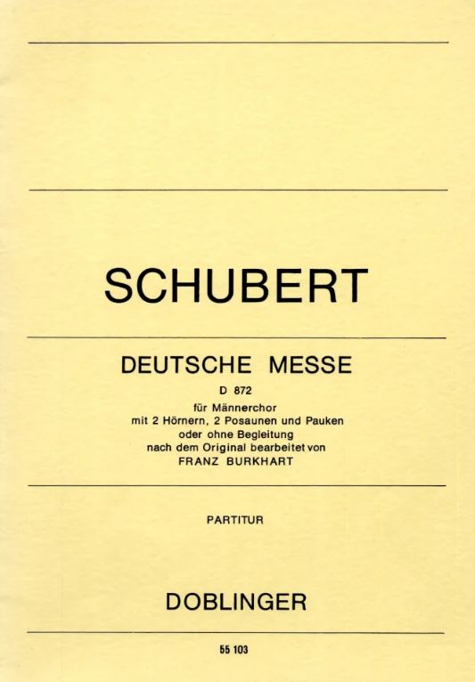 Deutsche Messe, D 872