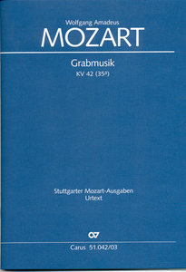 Grabmusik, KV 42