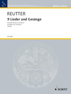 9 Lieder und Gesänge Keller op. 59