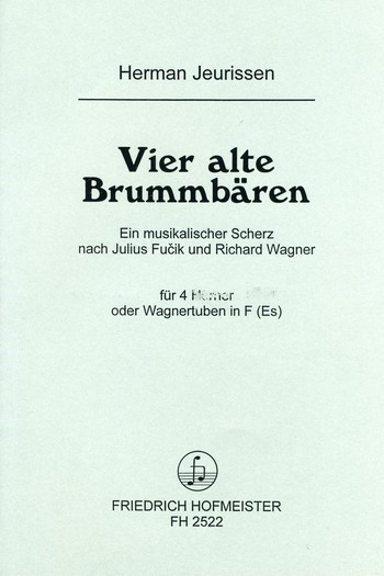 4 alte Brummbären