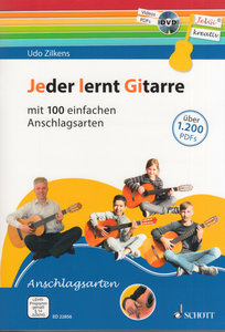 Jeder lernt Gitarre - Anschlagsarten