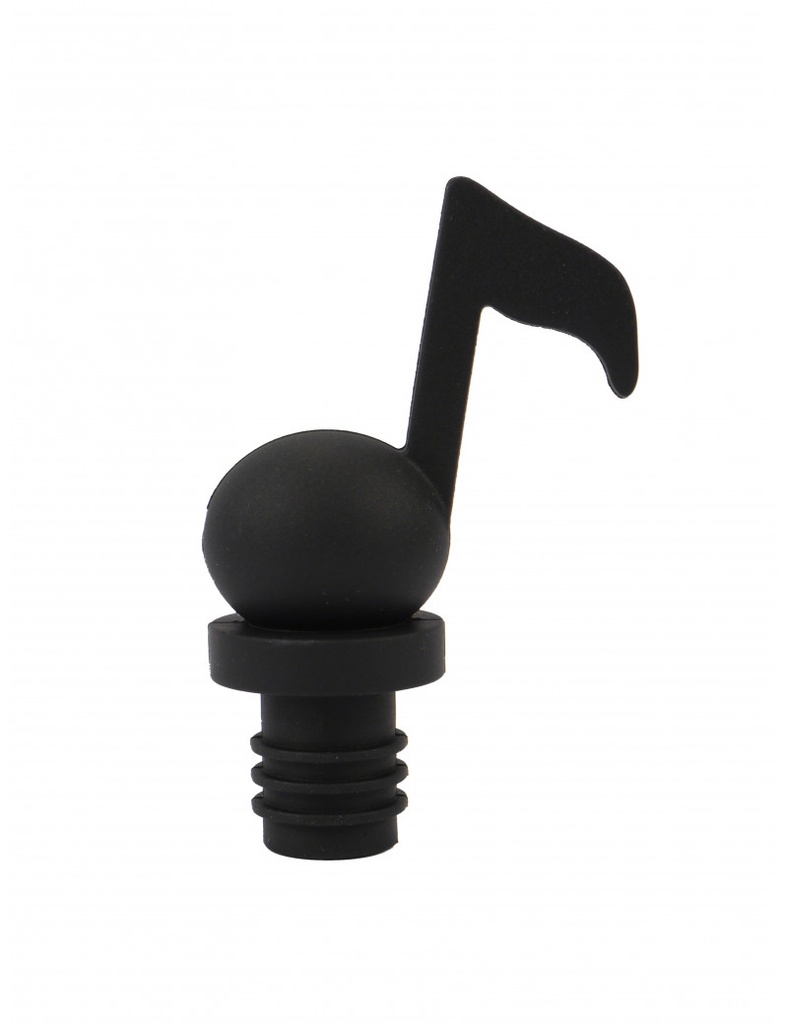 Wine Bottle Cap Quaver Black Silicone