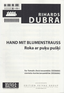 Hand mit Blumenstrauss