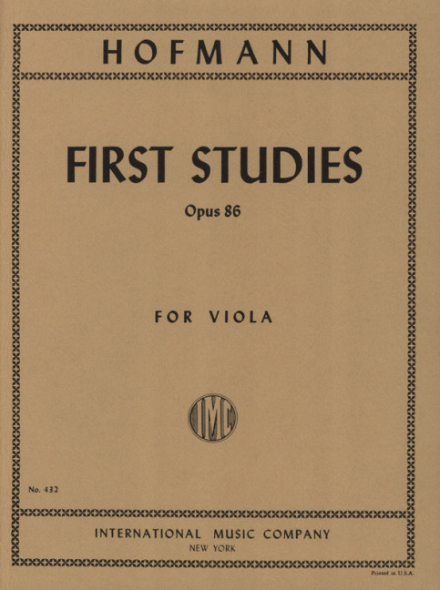 First Studies op. 86