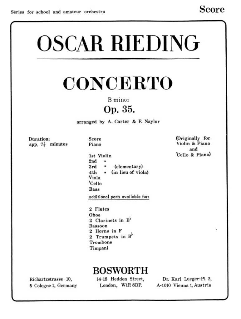 Concertino h-moll op. 35