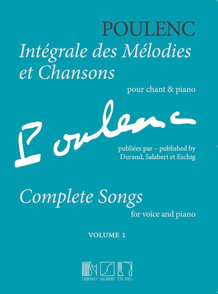 Integrale des Melodies et Chansons - Volume 1
