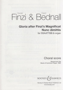 Gloria after Finzi's Magnificat / Nunc dimittis