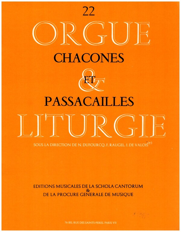Chaconnes et Passacailles