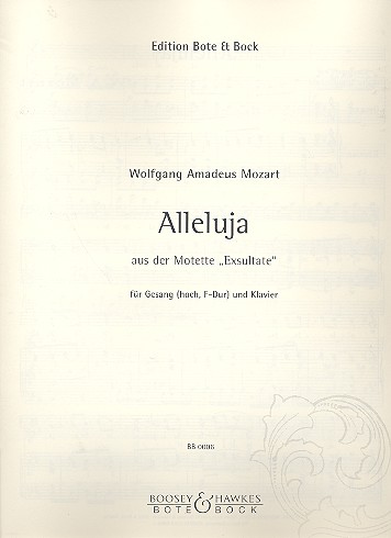 Alleluja, aus KV 165