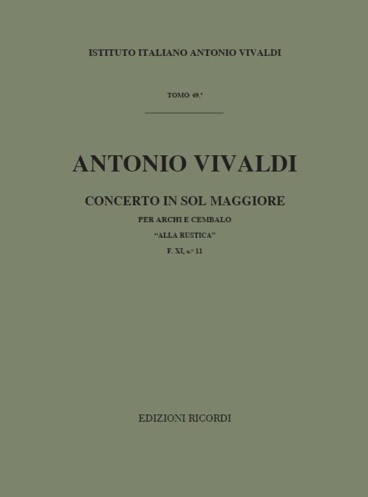 Concerto G-Dur Alla rustica F 11/11  RV 151