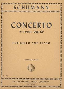 Concerto a-moll op. 129