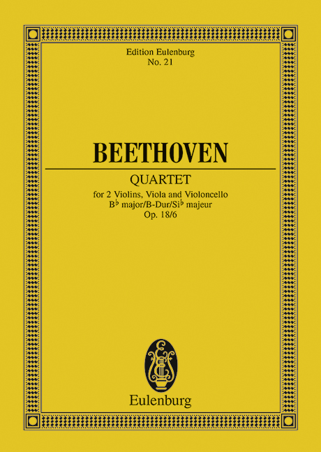 Streichquartett B-Dur op. 18 / 6