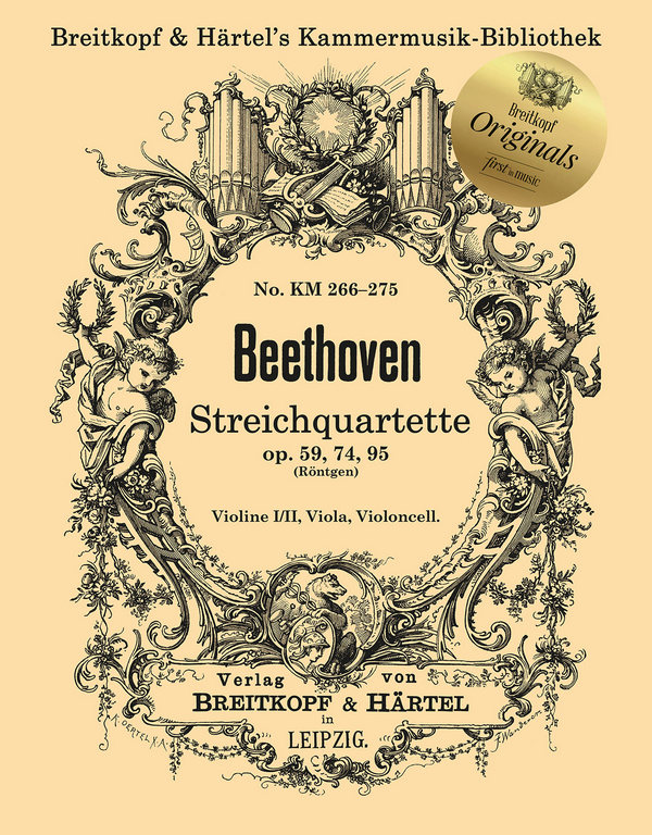 Streichquartette op. 59, 74, 95