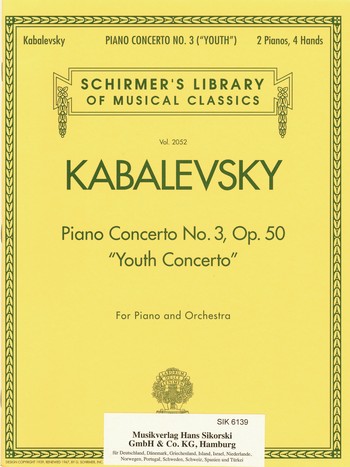 Konzert Nr. 3 für Klavier und Orchester op. 50 "Für die Jugend"