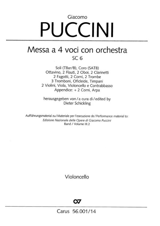 Messa a 4 voci con orchestra (1880), SC 6 (Messa di Gloria)