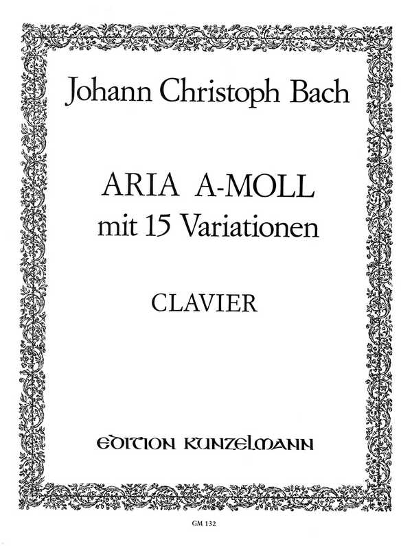 Aria a-moll mit 15 Variationen