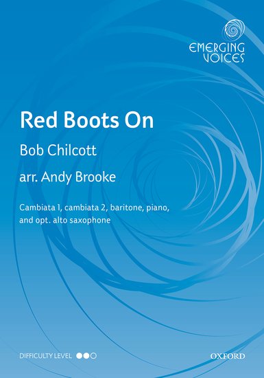 Red boots on