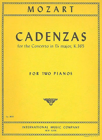 Cadenzas Es-Dur KV 365