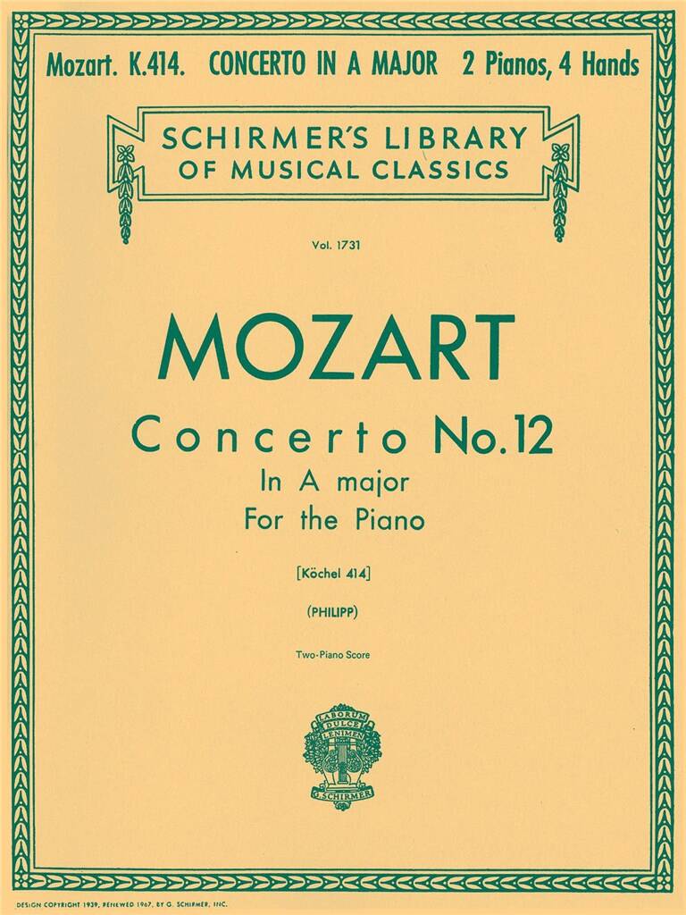 Concerto Nr. 12 A-Dur KV 414