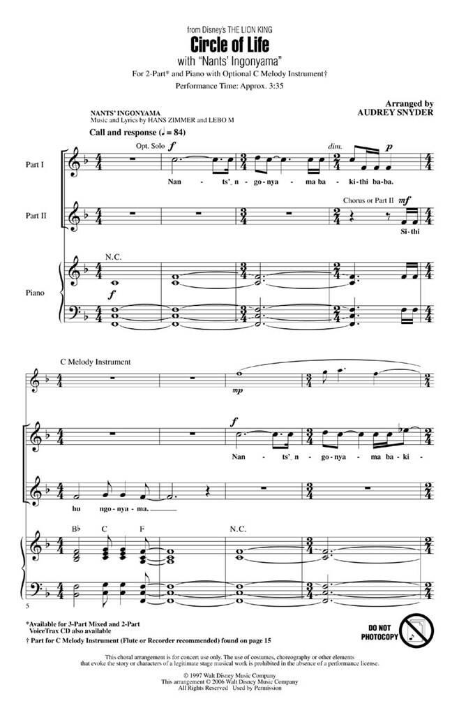 Circle of life with Nants' Ingonyama