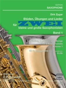 Etüden, Übungen und Lieder für ZWEI kleine und große Saxophonisten Band 1