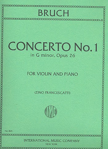 Konzert Nr. 1 g-moll op. 26