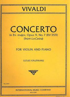 Konzert B-Dur op. 9, Nr. 7, RV 359