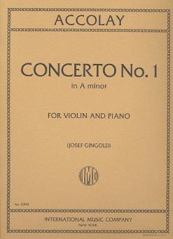 Concerto No. 1 a-moll
