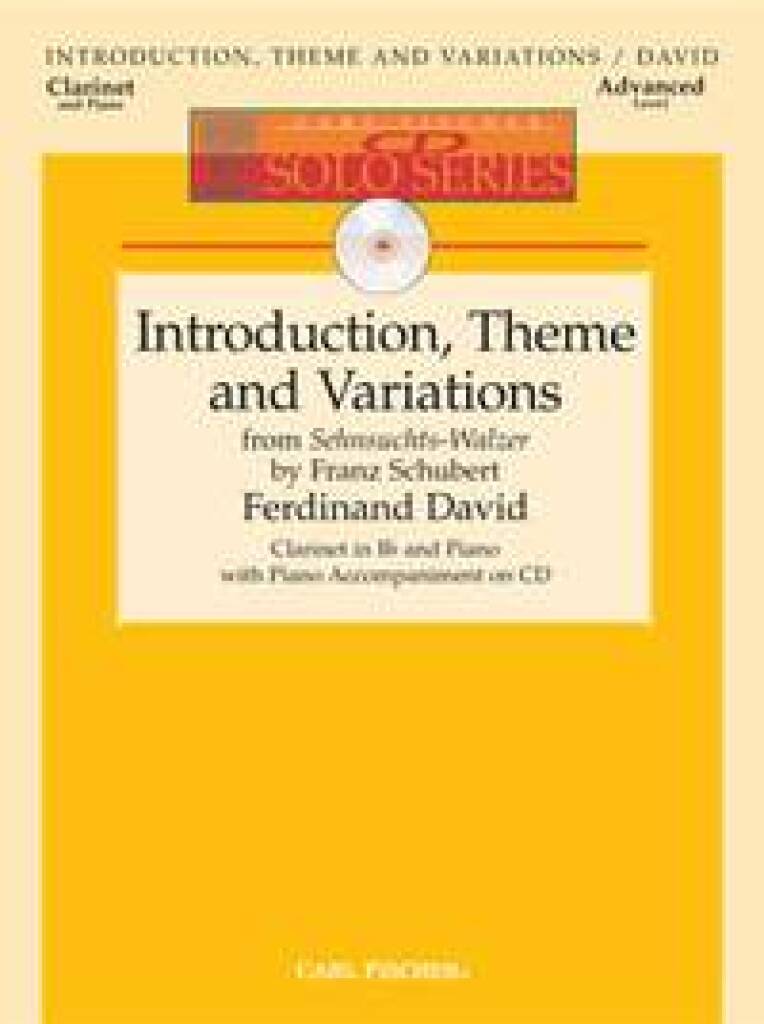Introduction, Theme and Variation from  Sehnsuchts-Walzer by Franz Schubert op.8