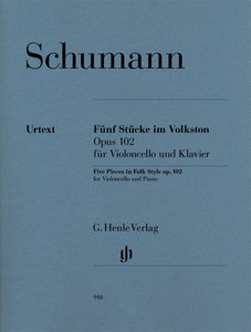 Fünf Stücke im Volkston op. 102