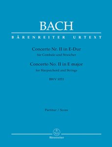 Konzert Nr. 2 E-Dur BWV 1053