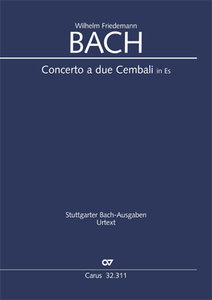 Concerto a due Cembali Es-Dur BR-WFB C 11/Fk 46