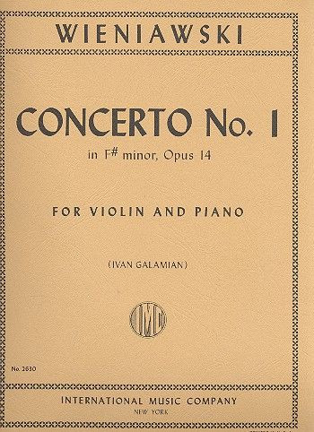 Konzert Nr. 1 fis-moll op. 14