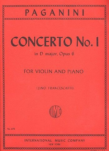 Konzert Nr. 1 D-Dur op. 6