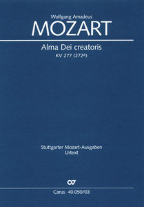 Alma Dei creatoris, KV 277